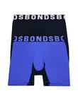 Bonds Chafe-off Mid Trunk, 2-Pack, Blue Melody & Black product photo