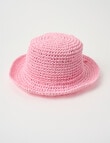 Mac & Ellie Straw Sunhat, Washed Candy product photo