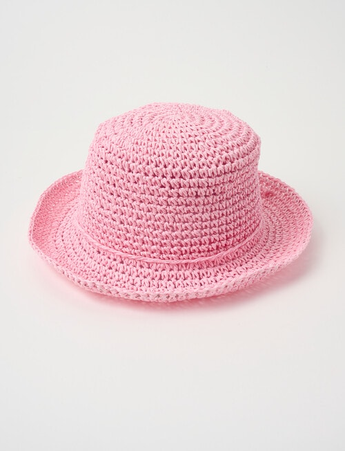 Mac & Ellie Straw Sunhat, Washed Candy product photo