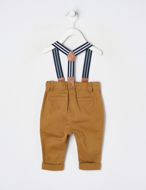 Teeny Weeny Pant With Braces, Tan product photo View 02 L