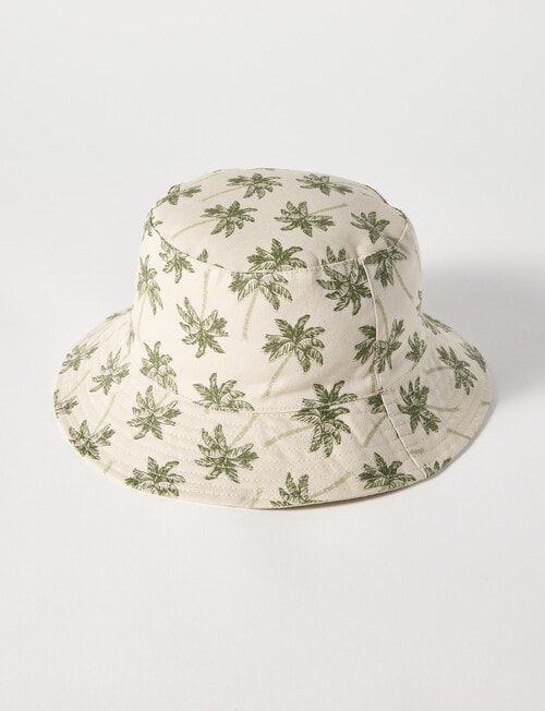 Mac & Ellie Palm Bucket Hat, Stone product photo