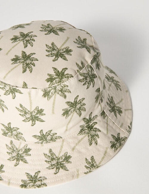 Mac & Ellie Palm Bucket Hat, Stone product photo View 02 L