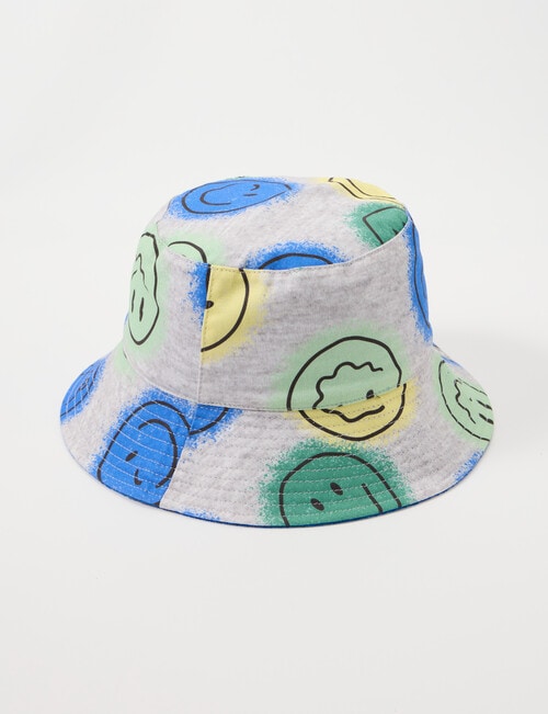 Mac & Ellie Smiley Bucket Hat, Multicolour product photo