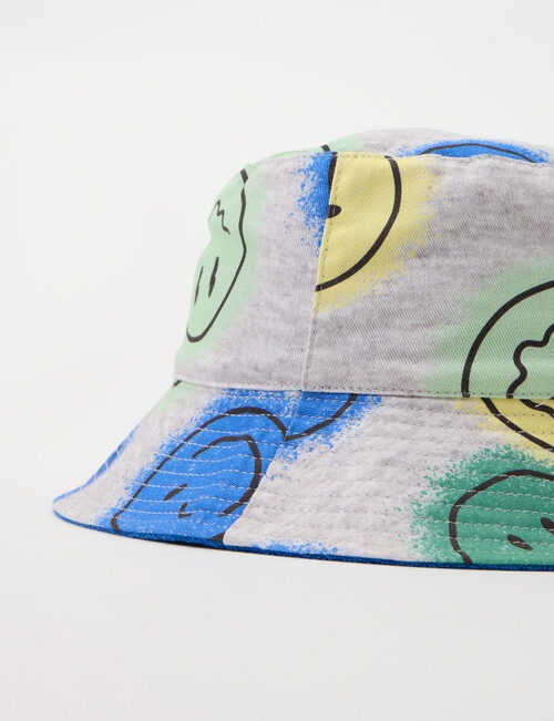 Mac & Ellie Smiley Bucket Hat, Multicolour product photo View 03 L