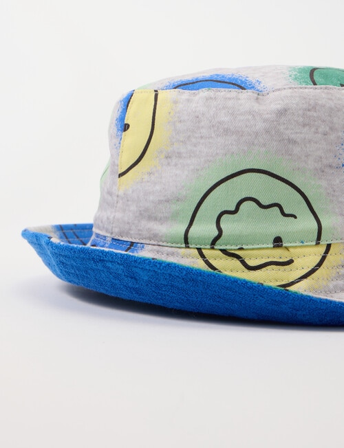 Mac & Ellie Smiley Bucket Hat, Multicolour product photo View 06 L