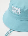 Mac & Ellie Good Vibes Bucket Hat, Sea Foam product photo View 02 S