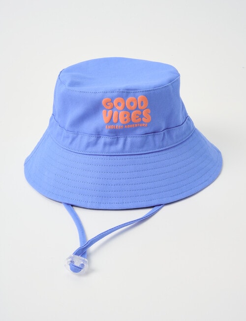 Mac & Ellie Good Vibes Bucket Hat, Sea product photo