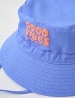 Mac & Ellie Good Vibes Bucket Hat, Sea product photo View 02 S