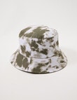 No Issue Tie Dye Reversible Bucket Hat, Khaki product photo