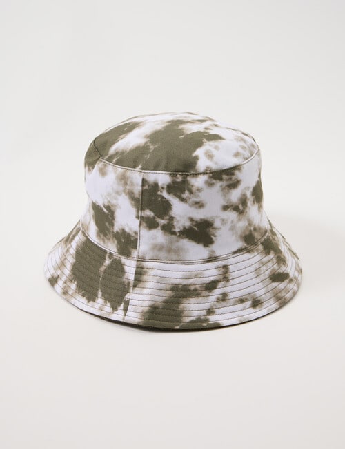 No Issue Tie Dye Reversible Bucket Hat, Khaki product photo