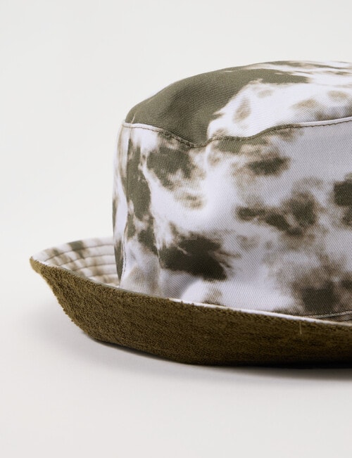 No Issue Tie Dye Reversible Bucket Hat, Khaki product photo View 05 L