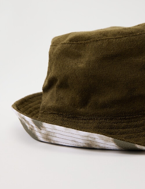 No Issue Tie Dye Reversible Bucket Hat, Khaki product photo View 06 L