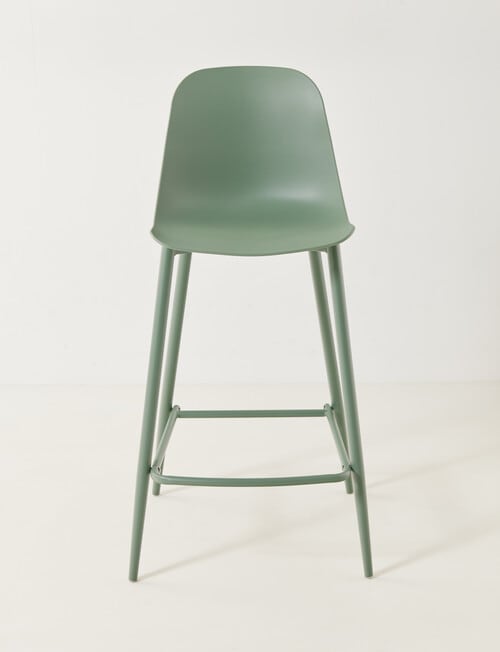 Haven Furniture Malmo Counter Stool, Green product photo View 02 L