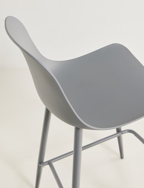 Haven Furniture Malmo Counter Stool, Pewter product photo View 05 L
