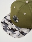 Mac & Ellie Camo Cap with Flat Peak, Khaki product photo View 02 S