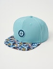 Mac & Ellie Dino Cap with Flat Peak, Aqua product photo