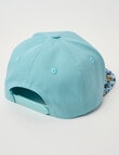 Mac & Ellie Dino Cap with Flat Peak, Aqua product photo View 04 S