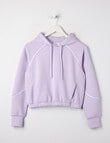 SUPERFIT GIRL Pull On Sporty Hoodie, Lilac product photo