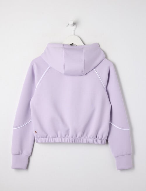 SUPERFIT GIRL Pull On Sporty Hoodie, Lilac product photo View 02 L