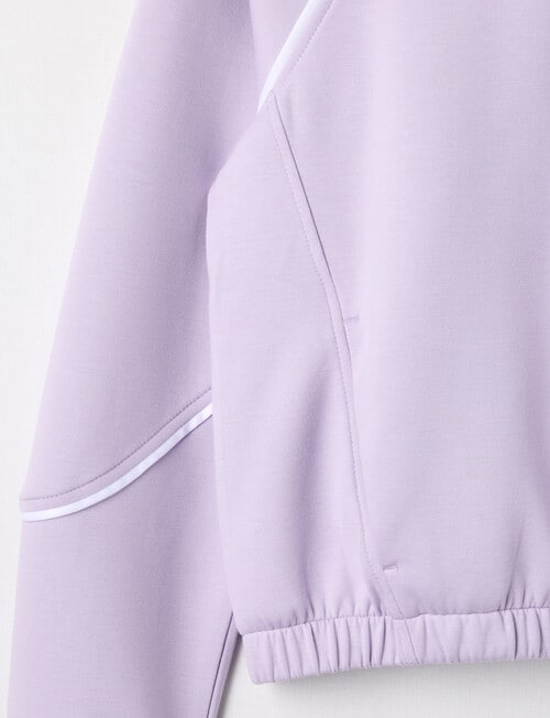 SUPERFIT GIRL Pull On Sporty Hoodie, Lilac product photo View 05 L