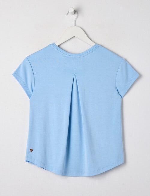SUPERFIT GIRL Boxy Tee, Light Blue product photo View 02 L