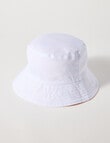 Mac & Ellie Butterfly Embroidery Bucket Hat, Peach product photo View 03 S