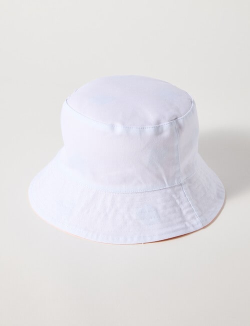 Mac & Ellie Butterfly Embroidery Bucket Hat, Peach product photo View 03 L