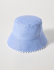 Mac & Ellie Stripe Bucket Hat, Cobalt product photo
