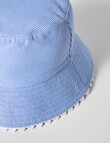 Mac & Ellie Stripe Bucket Hat, Cobalt product photo View 02 S