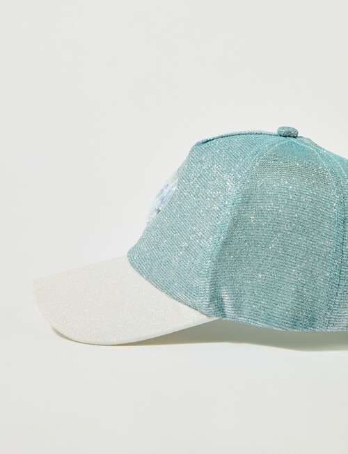 Mac & Ellie Heart Funfetti Cap, Blue, 3-8 product photo View 03 L