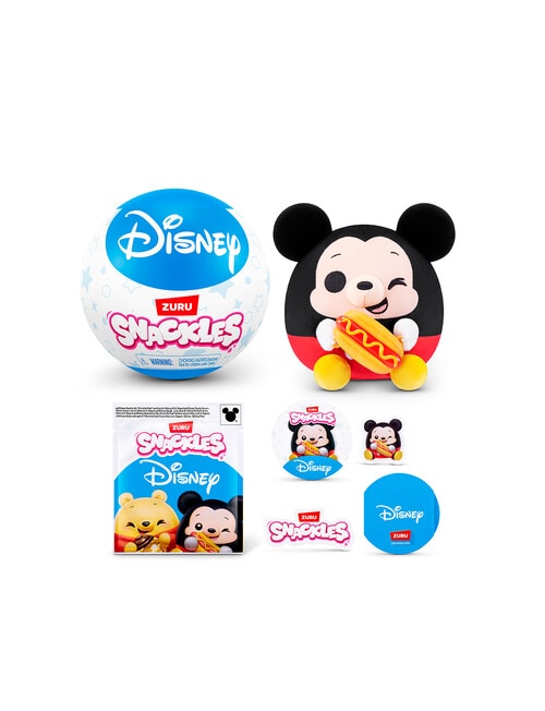 Snackles Disney 12cm Soft Toy, Series 1, Assorted product photo View 04 L