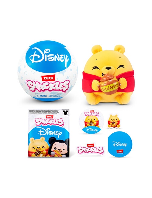 Snackles Disney 12cm Soft Toy, Series 1, Assorted product photo View 05 L