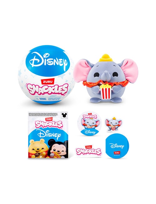 Snackles Disney 12cm Soft Toy, Series 1, Assorted product photo View 06 L