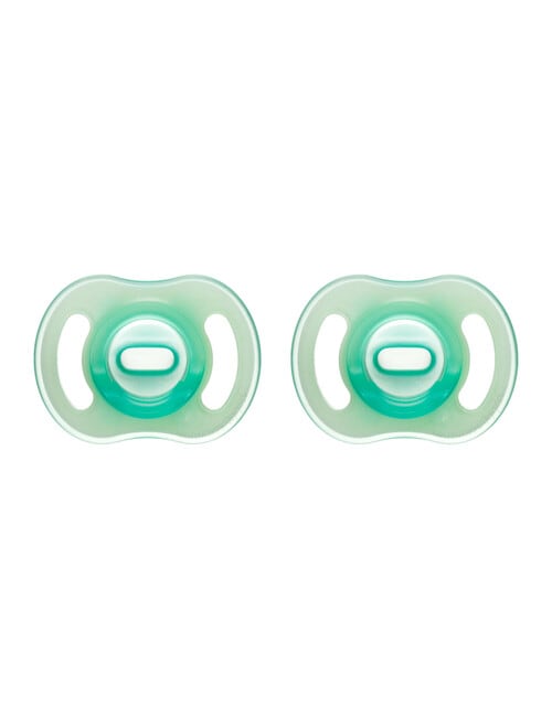 Tommee Tippee Ultralight Night Soother, 2-Pack, 0-6m, Assorted product photo View 02 L