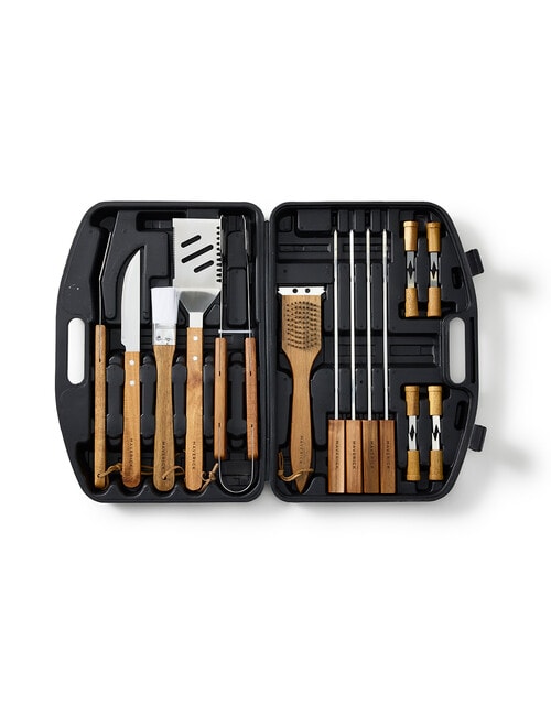 Davis & Waddell Maverick BBQ Tool Set with Black Case, 18 Piece Set product photo View 03 L