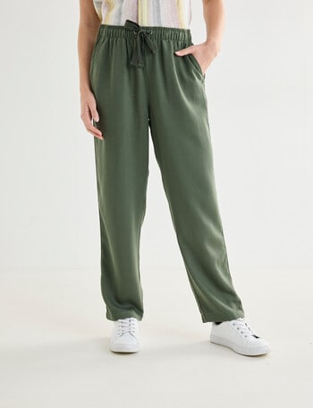 Zest Twill Tape Jogger Pant, Khaki product photo