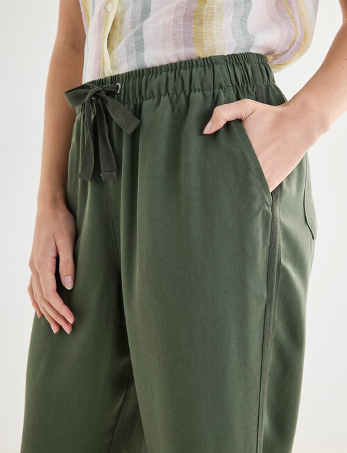 Zest Twill Tape Jogger Pant, Khaki product photo View 04 L