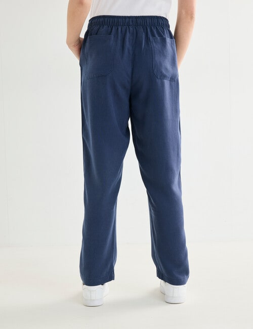 Zest Twill Tape Jogger Pant, Navy product photo View 02 L