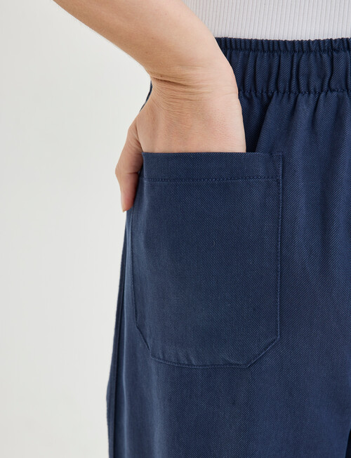 Zest Twill Tape Jogger Pant, Navy product photo View 05 L