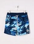 Wavetribe Marbel Swim Short, Night product photo