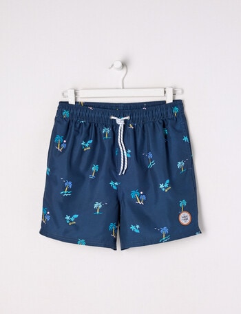Wavetribe Palm Tree Swim Short, Night product photo