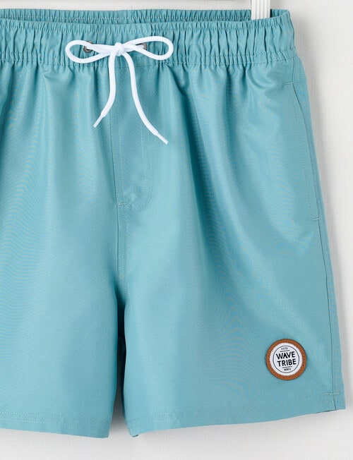 Wavetribe Swim Short, Teal product photo View 03 L