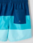 Wavetribe Colour Block Swim Short, Ink product photo View 02 S