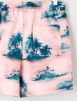 Wavetribe Island Swim Short, Pink product photo View 02 S