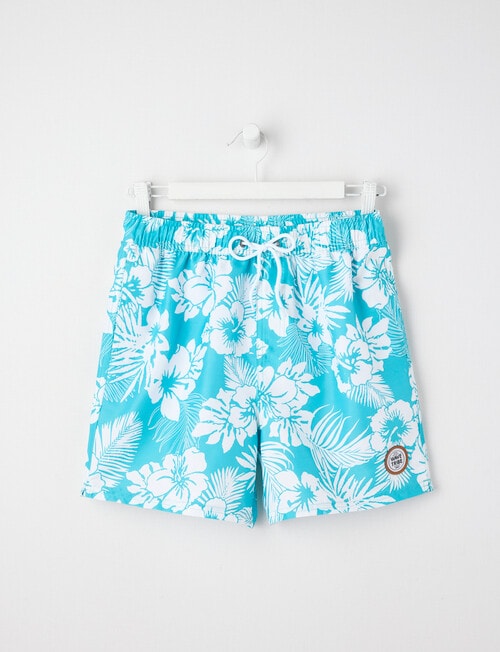 Wavetribe Tropic Swim Short, River product photo