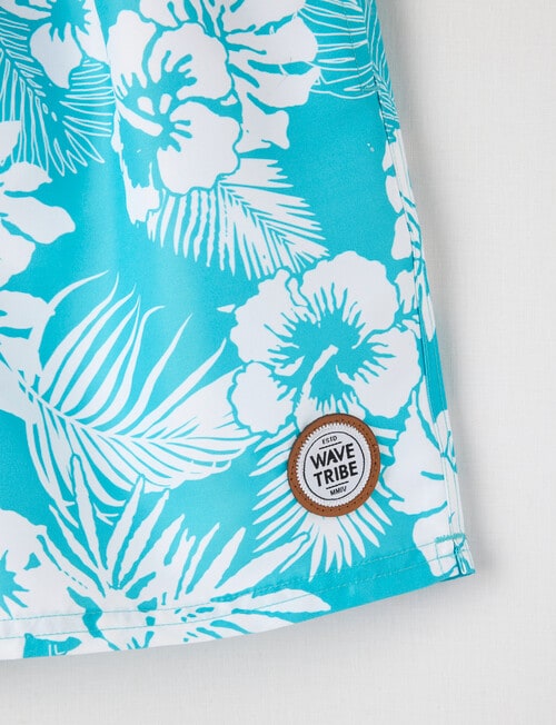 Wavetribe Tropic Swim Short, River product photo View 03 L