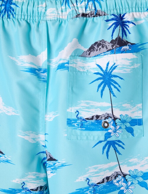 Wavetribe Island Swim Short, Sea product photo View 03 L