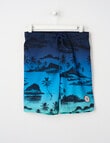 Wavetribe All Over Print Ombre Board Short, Blue product photo