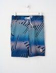 Wavetribe Geo Boardshort, Blue product photo