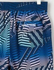 Wavetribe Geo Boardshort, Blue product photo View 02 S